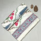 Mughal Grey And Pink Flower Butta Print