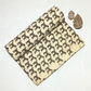 Bagru Grey Dog Motif Hand Block Print