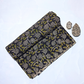 Bagru Kalamkari Grey And Black Jaal Print Fabric