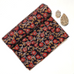 Bagru Kalamkari Red With Green Leave Jaal Print Fabric