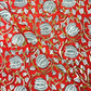 Bagru 5 Kaam Stripes Hand Block Print Fabric