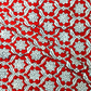 Kalamkari Umbrella Motif Yellow Base With Grey And Off White Colour Hand Block Bagru Print Fabric