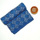 Chokdi Indigo Jaal Motif Dabu Hand Block Print Fabric