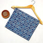 Small Katli Jall Indigo Base Hand Block Dabu Print Fabric