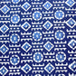 Small Katli Jall Indigo Base Hand Block Dabu Print Fabric