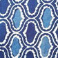 Matki Lehriya Jaal Mud Dabu Motif Indigo Base Hand Block Print Fabric